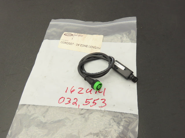 Hytrol 032.553 Conveyor Cordset Cable 24" Zone Length