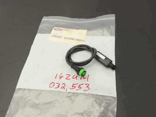 Hytrol 032.553 Conveyor Cordset Cable 24" Zone Length