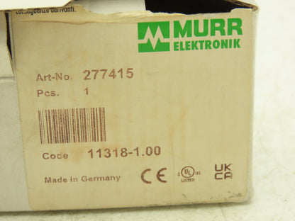 Murr Elektronik MVP12V-ON9F-PNGH Master Breakout Box M12 Plug Connection 24VDC