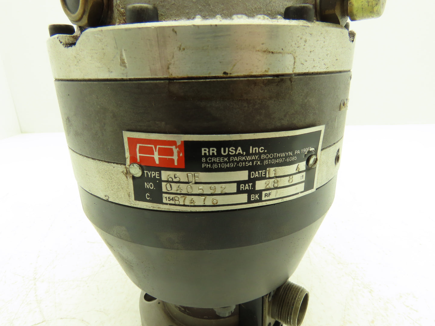 Reggiana Riduttori RR 65 DF Gearbox 28.8:1 Reducer Spline Shaft