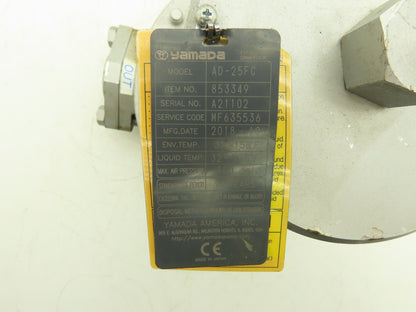 Yamada AD-25FC Pulsation Damper 32-158°F 100psi