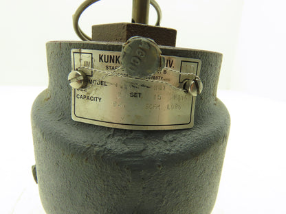 Kunkle Valve 337 H01 Vacuum Relief Valve 2" NPT 15PSIG 947 SCFM L95E