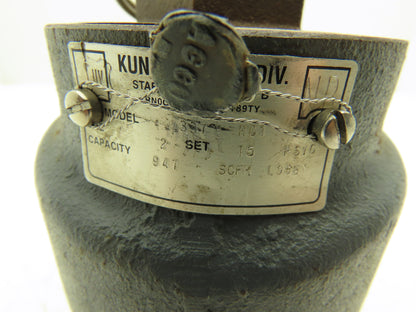 Kunkle Valve 337 H01 Vacuum Relief Valve 2" NPT 15PSIG 947 SCFM L95E