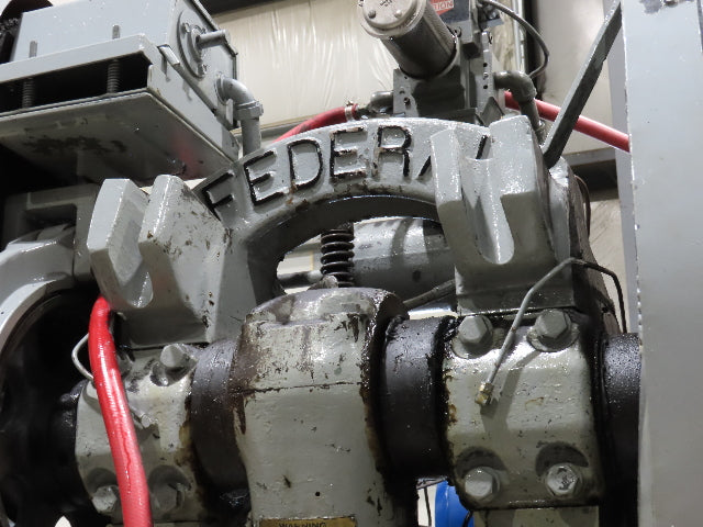Federal No 55 Mechanical OBI Punch Press 60 Ton Air Brake Clutch 4" Stroke 10Hp