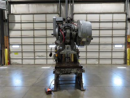 Federal No 55 Mechanical OBI Punch Press 60 Ton Air Brake Clutch 4" Stroke 10Hp