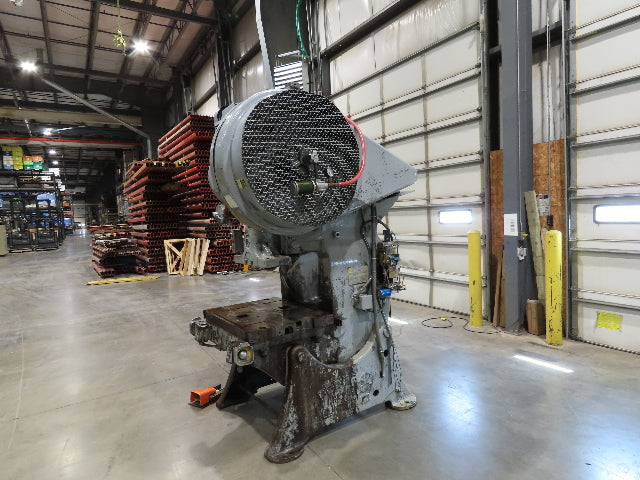 Federal No 55 Mechanical OBI Punch Press 60 Ton Air Brake Clutch 4" Stroke 10Hp