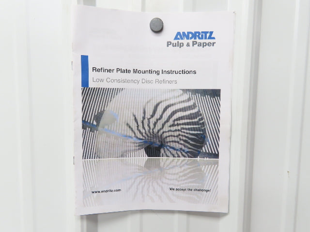 Andritz D23B124 LoCo Refiner Plates Sprout C25 Alloy AA Taper