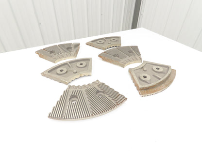 Andritz D23B123 LoCo Refiner Plates Sprout C25 Alloy AA Taper