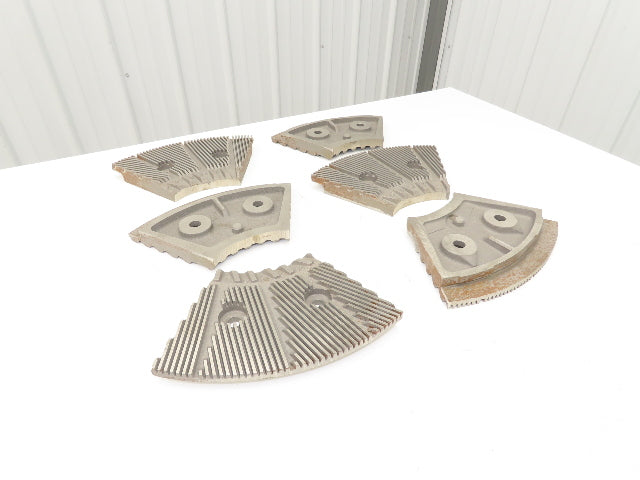 Andritz D23B123 LoCo Refiner Plates Sprout C25 Alloy AA Taper