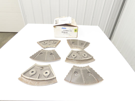 Andritz D23B123 LoCo Refiner Plates Sprout C25 Alloy AA Taper