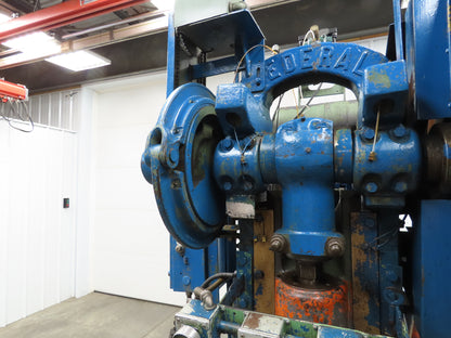 Federal Mechanical OBI Punch Press 43 Ton Air Brake Clutch 1-1/2" Stroke 7.5Hp