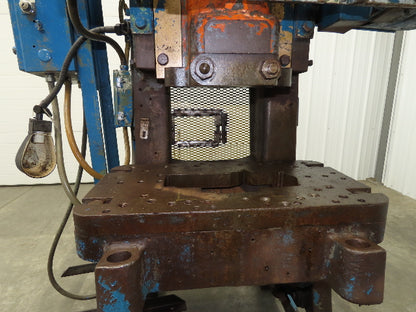 Federal Mechanical OBI Punch Press 43 Ton Air Brake Clutch 1-1/2" Stroke 7.5Hp