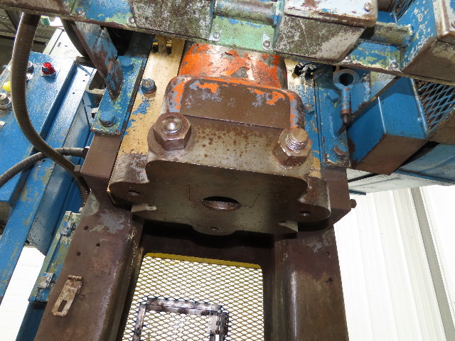 Federal Mechanical OBI Punch Press 43 Ton Air Brake Clutch 1-1/2" Stroke 7.5Hp