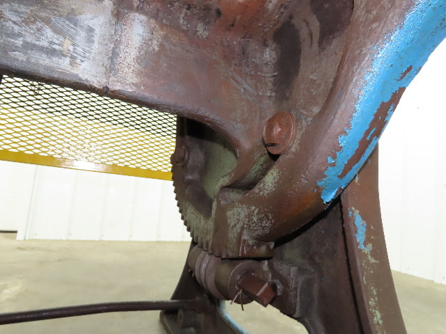 Federal Mechanical OBI Punch Press 43 Ton Air Brake Clutch 1-1/2" Stroke 7.5Hp