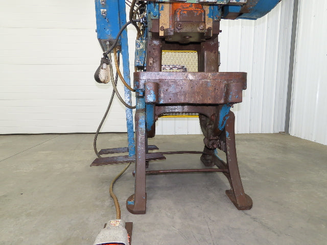 Federal Mechanical OBI Punch Press 43 Ton Air Brake Clutch 1-1/2" Stroke 7.5Hp