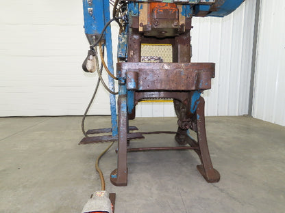 Federal Mechanical OBI Punch Press 43 Ton Air Brake Clutch 1-1/2" Stroke 7.5Hp