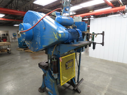 Federal Mechanical OBI Punch Press 43 Ton Air Brake Clutch 1-1/2" Stroke 7.5Hp