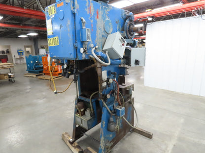 Federal Mechanical OBI Punch Press 32 Ton Air Brake Clutch 1-1/2" Stroke 7.5Hp