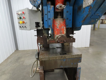 Federal Mechanical OBI Punch Press 32 Ton Air Brake Clutch 1-1/2" Stroke 7.5Hp