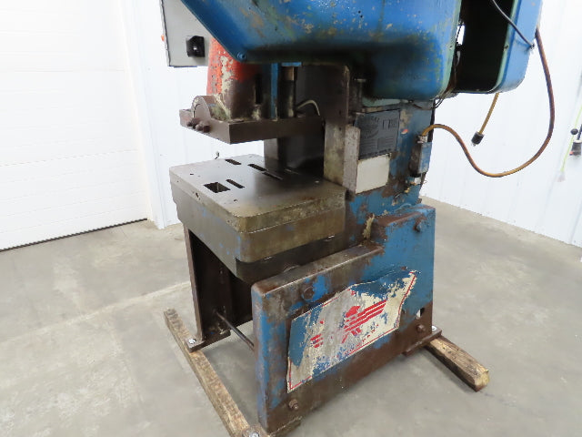 Federal Mechanical OBI Punch Press 32 Ton Air Brake Clutch 1-1/2" Stroke 7.5Hp