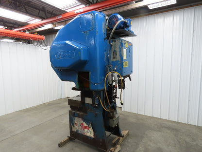 Federal Mechanical OBI Punch Press 32 Ton Air Brake Clutch 1-1/2" Stroke 7.5Hp