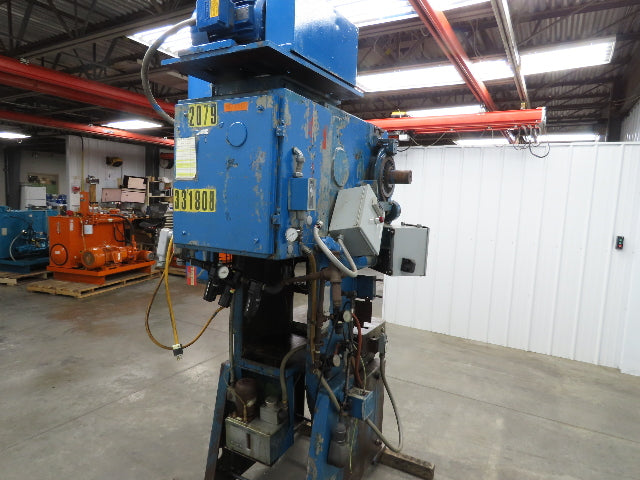 Federal Mechanical OBI Punch Press 32 Ton Air Brake Clutch 1-1/2" Stroke 7.5Hp