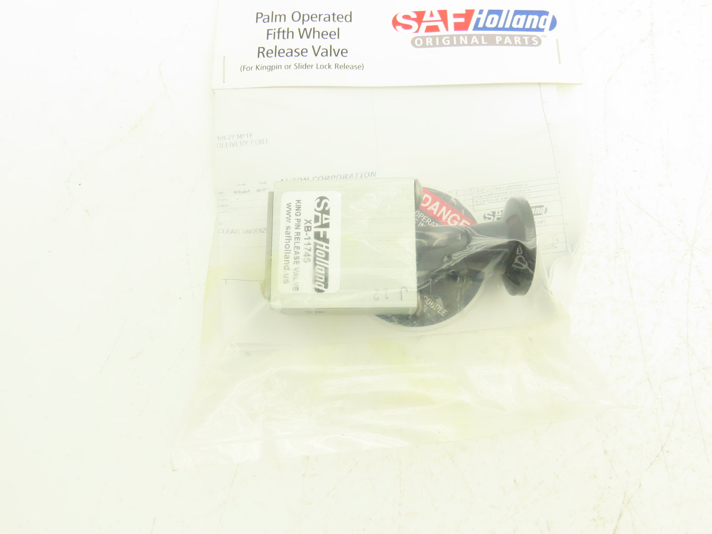 SAF Holland XB-11745 Fifth Wheel Release Pneumatic Valve Freightliner Cascadia