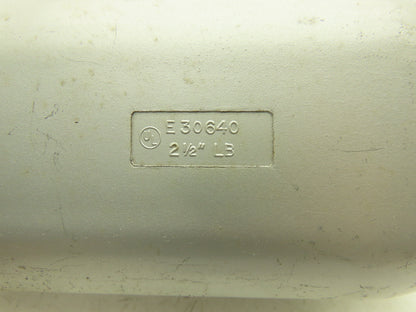 Appleton E30640 Condulet 2-1/2" Mall Iron LB Unilet