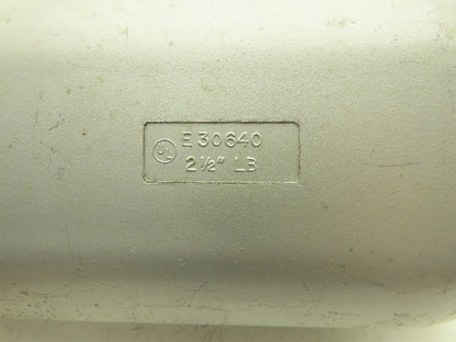 Appleton E30640 Condulet 2-1/2" Mall Iron LB Unilet