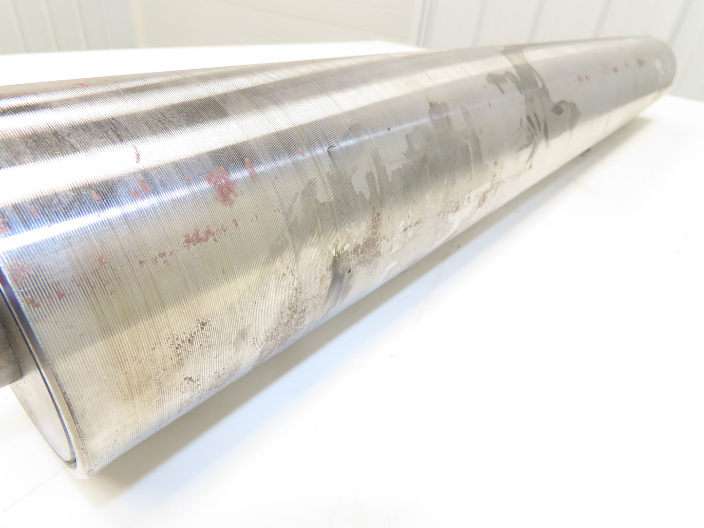 PPI Hytrol 914.R7531 Conveyor Pulley Roller 4"x 31"BW 3/4-10 Hub Crowned