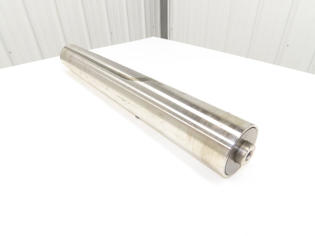 PPI Hytrol 914.R7531 Conveyor Pulley Roller 4"x 31"BW 3/4-10 Hub Crowned