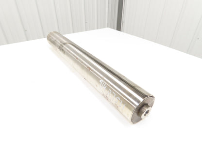 PPI Hytrol 914.R7531 Conveyor Pulley Roller 4"x 31"BW 3/4-10 Hub Crowned