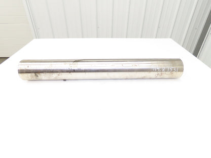 PPI Hytrol 914.R7531 Conveyor Pulley Roller 4"x 31"BW 3/4-10 Hub Crowned