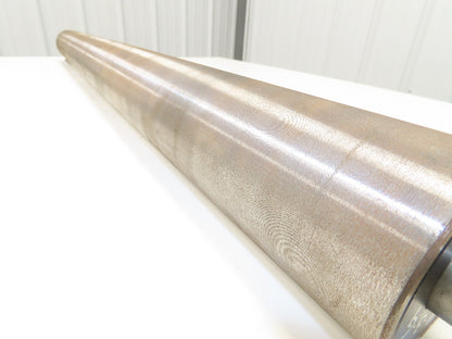 PPI Hytrol 914.R04430 Conveyor Snub Roller Crowned Pulley 3.5"x 43"BW 1/2-13 Hub