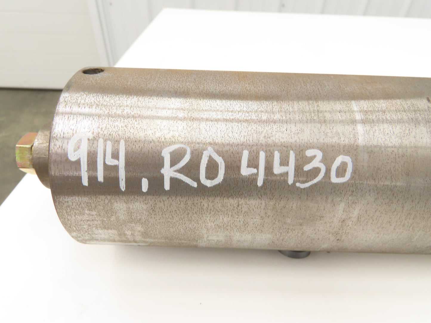 PPI Hytrol 914.R04430 Conveyor Snub Roller Crowned Pulley 3.5"x 43"BW 1/2-13 Hub