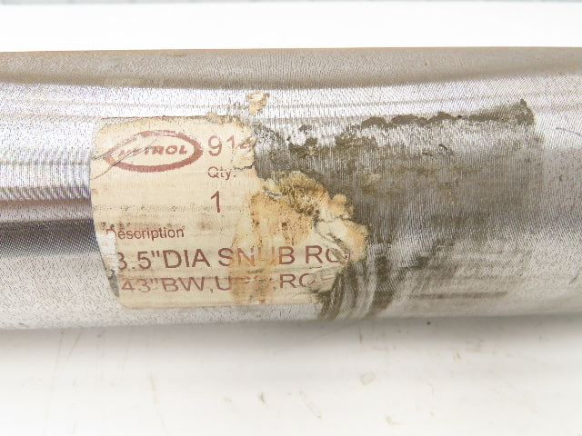 PPI Hytrol 914.R04430 Conveyor Snub Roller Crowned Pulley 3.5"x 43"BW 1/2-13 Hub