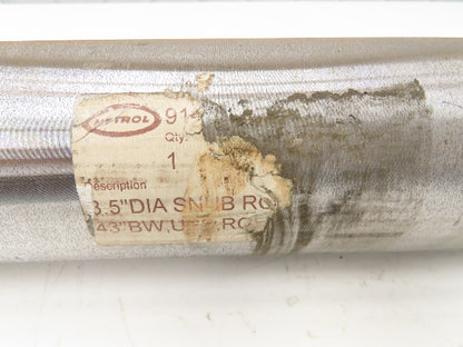 PPI Hytrol 914.R04430 Conveyor Snub Roller Crowned Pulley 3.5"x 43"BW 1/2-13 Hub