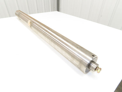 PPI Hytrol 914.R04430 Conveyor Snub Roller Crowned Pulley 3.5"x 43"BW 1/2-13 Hub