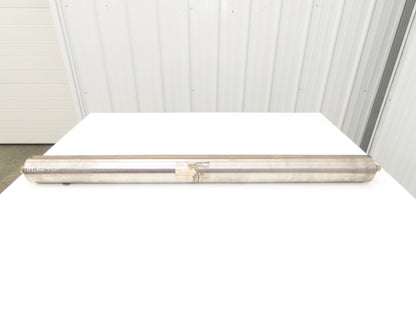 PPI Hytrol 914.R04430 Conveyor Snub Roller Crowned Pulley 3.5"x 43"BW 1/2-13 Hub