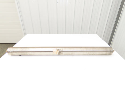 PPI Hytrol 914.R04430 Conveyor Snub Roller Crowned Pulley 3.5"x 43"BW 1/2-13 Hub