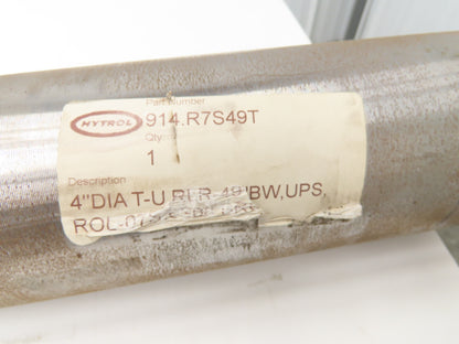 PPI Hytrol 914.R7S49T Conveyor Take-Up Pulley 4"x 49"BW 1-9/16" Shaft Crowned