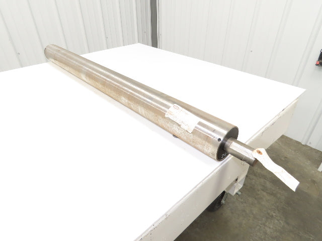 PPI Hytrol 914.R7S49T Conveyor Take-Up Pulley 4"x 49"BW 1-9/16" Shaft Crowned