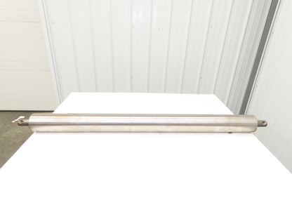 PPI Hytrol 914.R7S49T Conveyor Take-Up Pulley 4"x 49"BW 1-9/16" Shaft Crowned