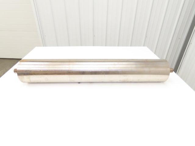 Hytrol B-21752-036 Belt Conveyor Tail Pulley 6"x 36"BW 1-3/16"Shaft Crowned