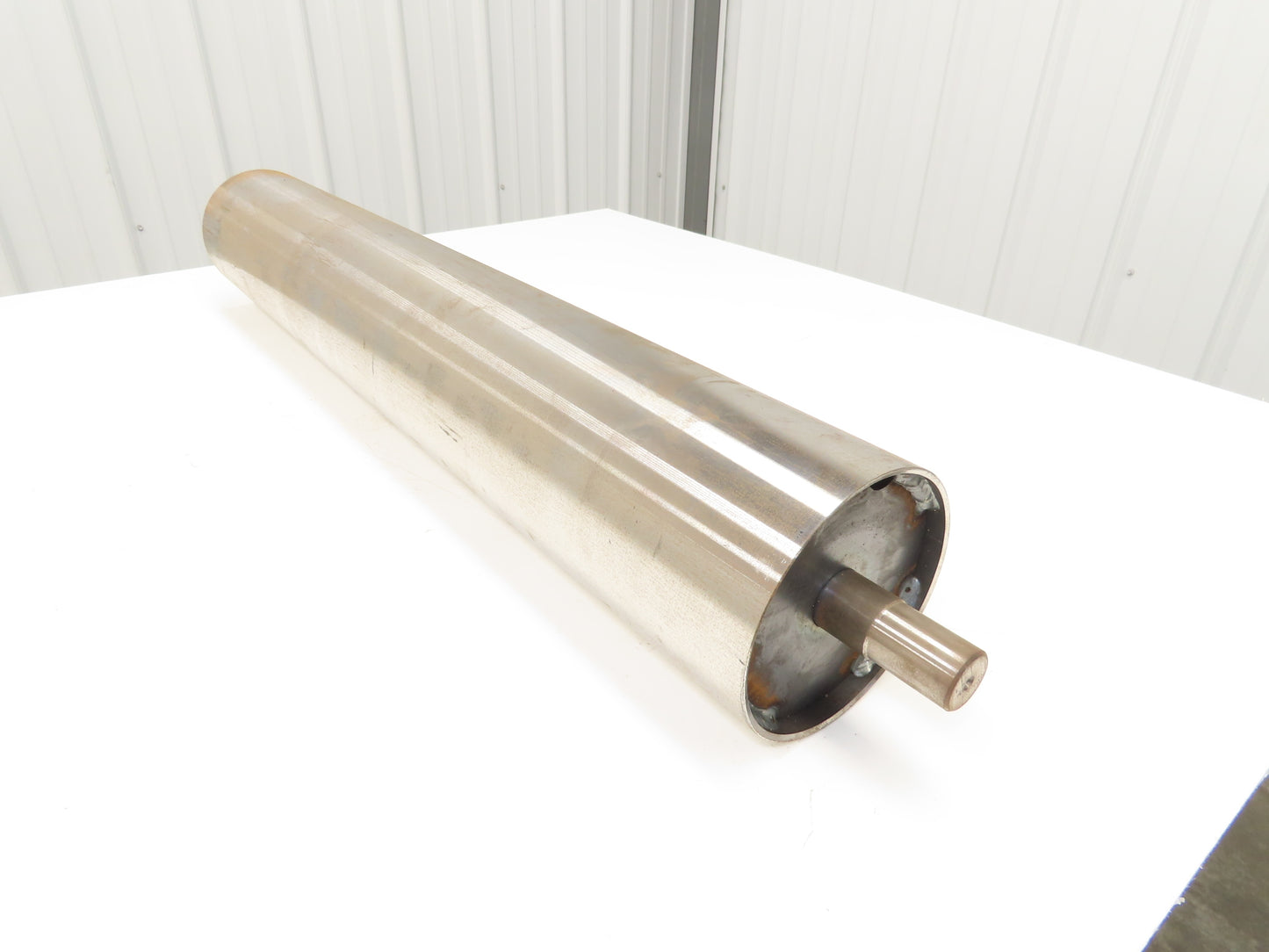 Hytrol B-21752-036 Belt Conveyor Tail Pulley 6"x 36"BW 1-3/16"Shaft Crowned