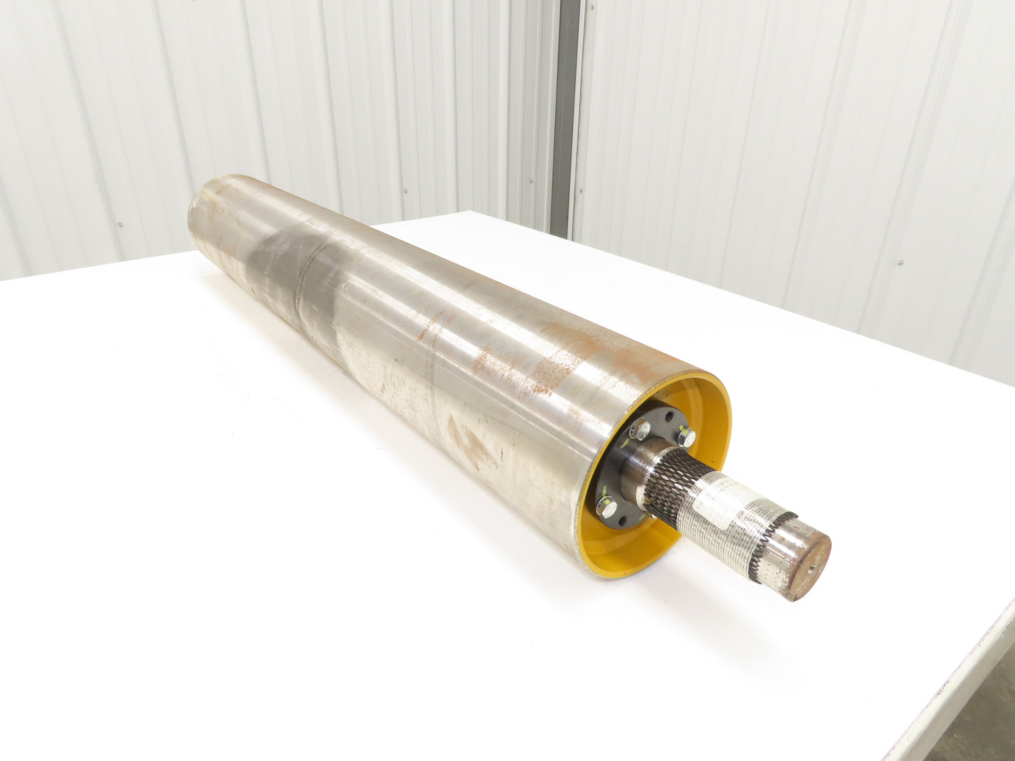 Hytrol 914.014737 Belt Conveyor Flat Pulley 6"x 37"BW 1-11/16"Shaft XT20 Hub