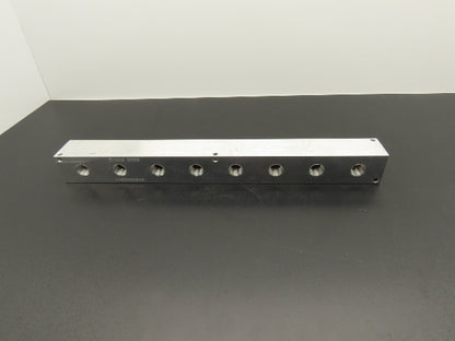 Daman AH0000808P Hydraulic 8 Station Aluminum Header Manifold