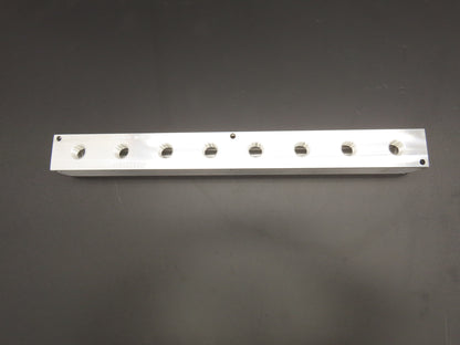 Daman AH0000808P Hydraulic 8 Station Aluminum Header Manifold