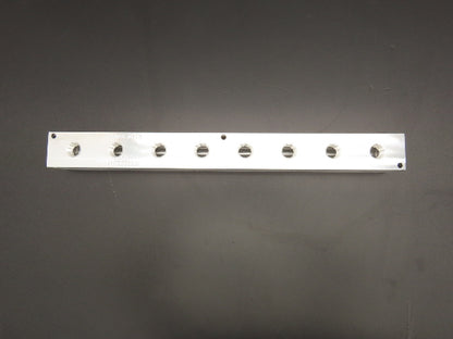 Daman AH0000808P Hydraulic 8 Station Aluminum Header Manifold