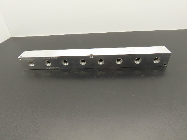 Daman AH0000808P Hydraulic 8 Station Aluminum Header Manifold